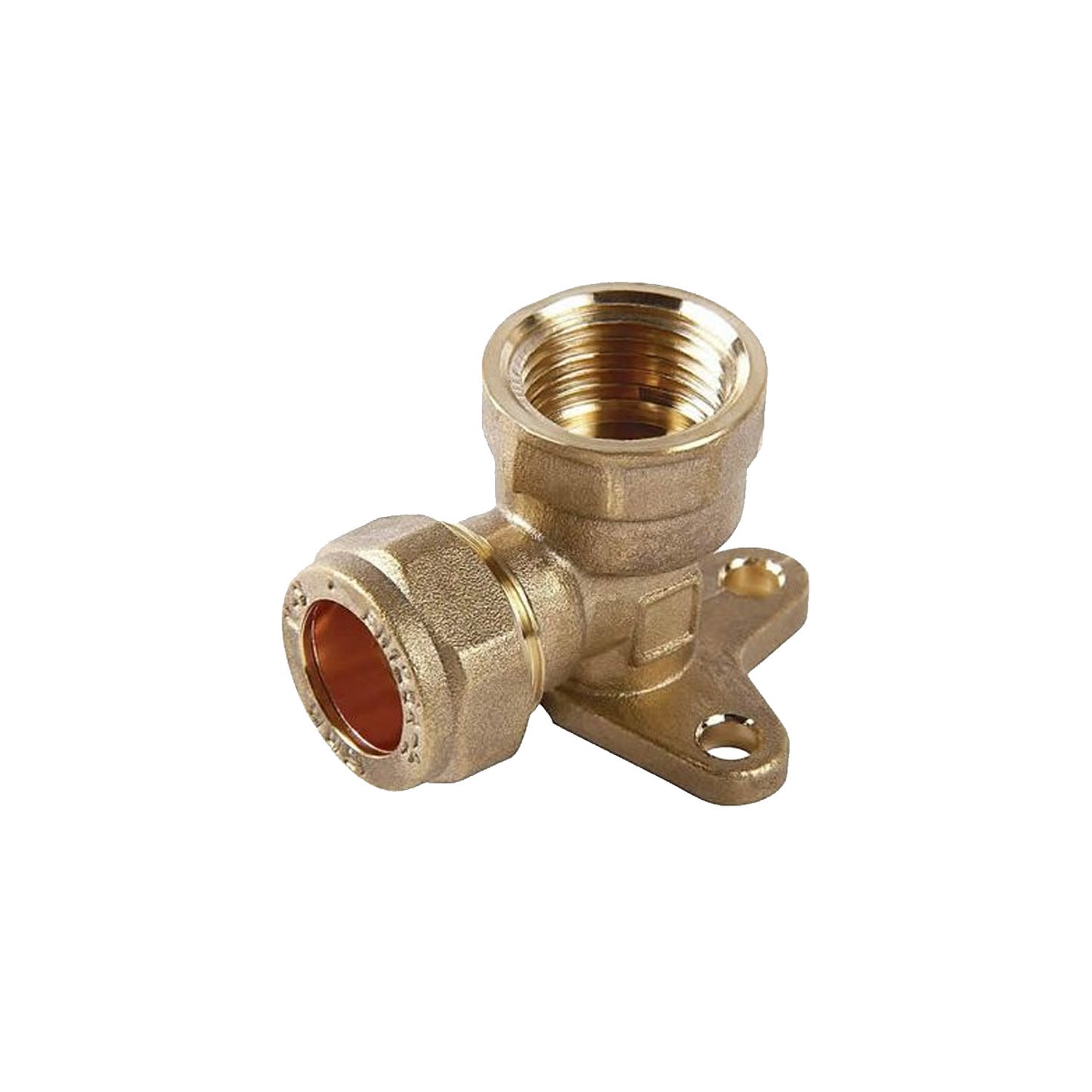 Compression Fitting Wall Plate Elbows