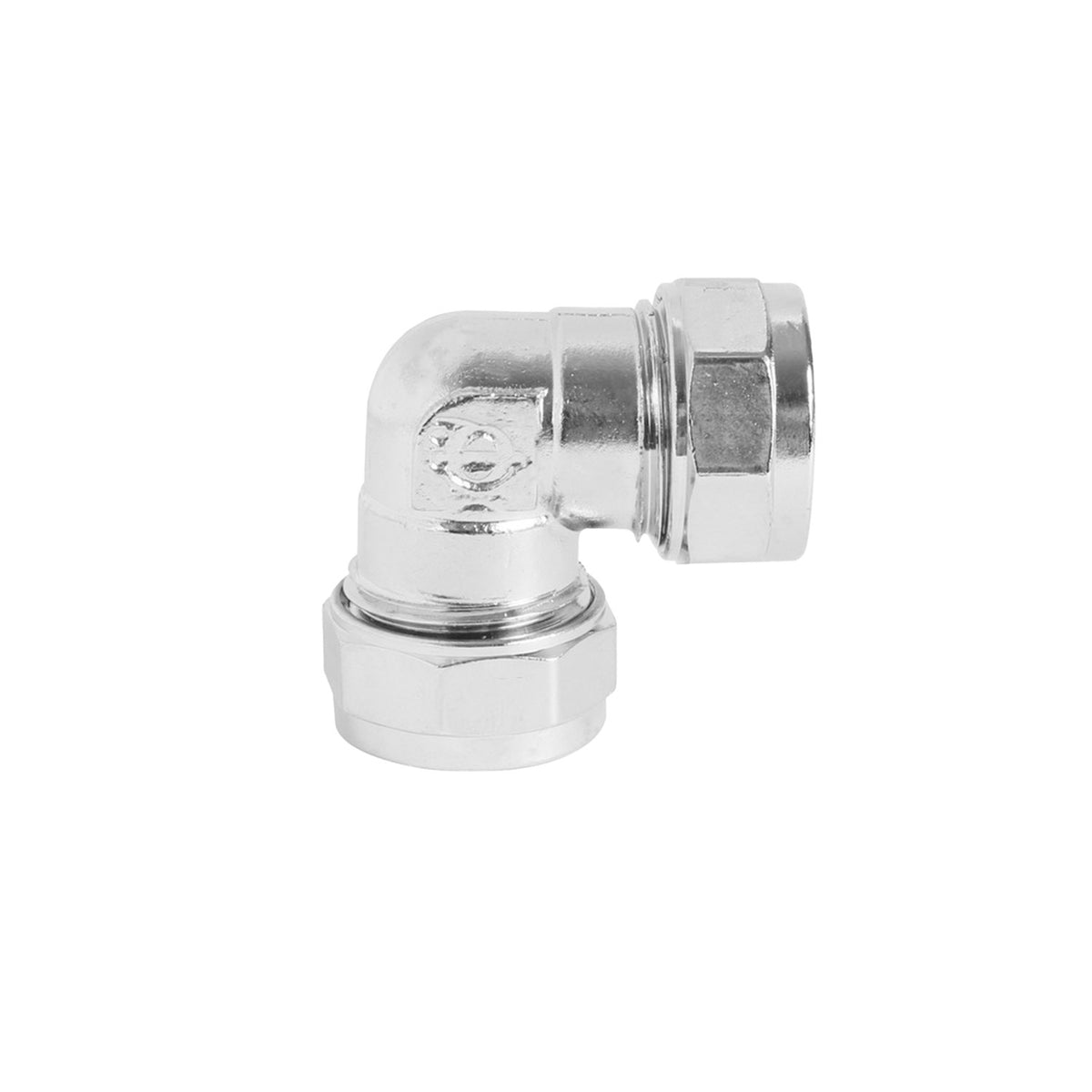 Compression Fitting Chrome Elbow (15mm)