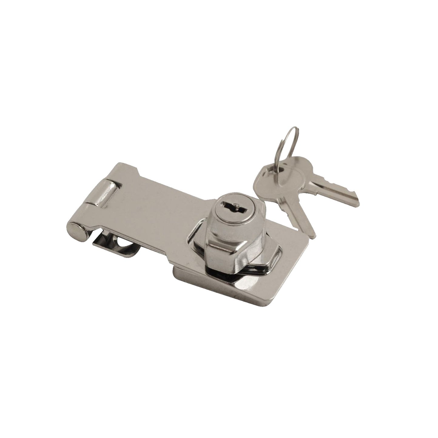 Locking Hasp & Staple Chrome