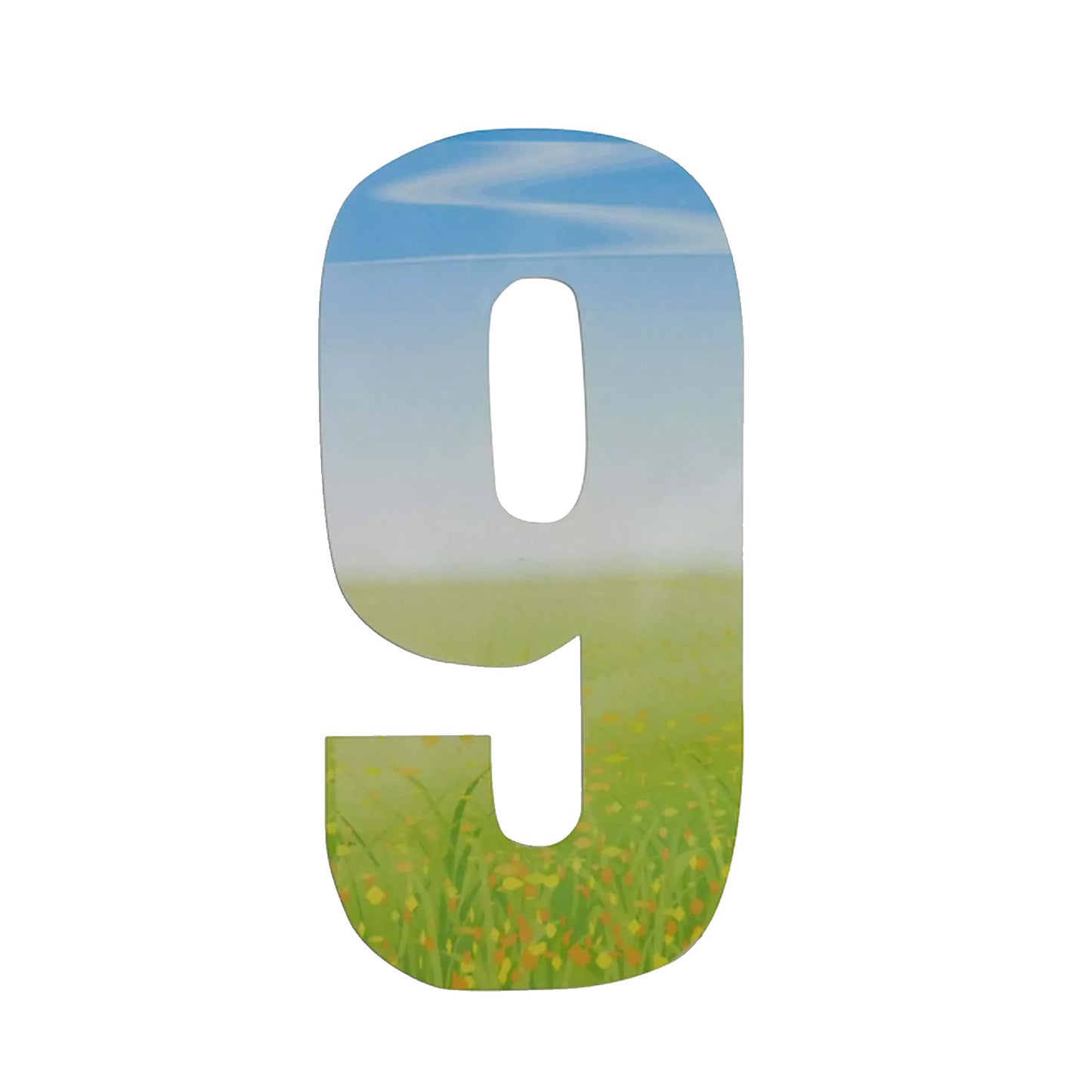 Meadow Wheelie Bin Numbers 170mm