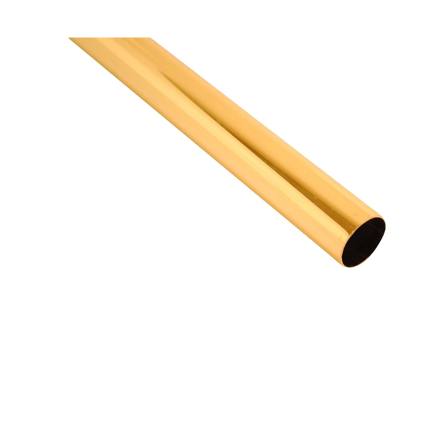 Brassed Tubing 25mm diameter (Wardrobe Rail)