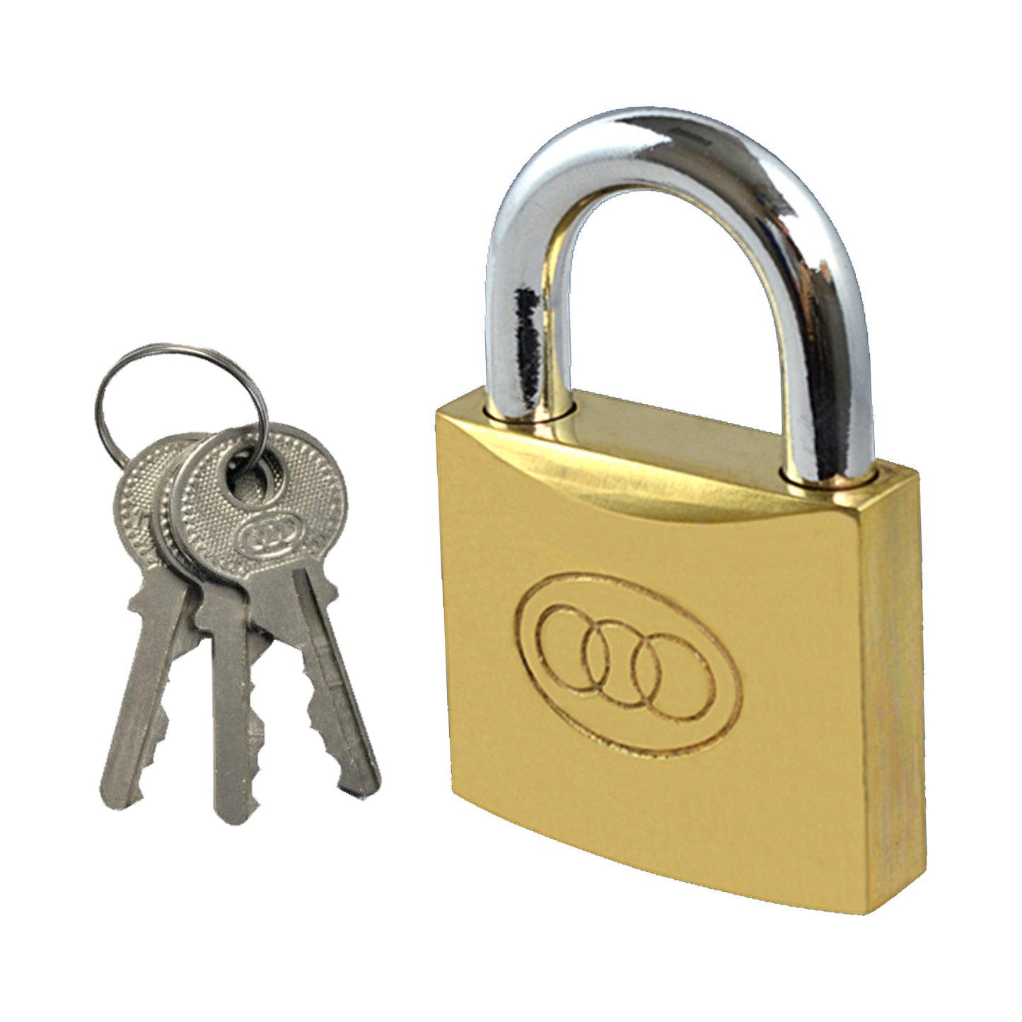 Brass Padlock Keyed Alike
