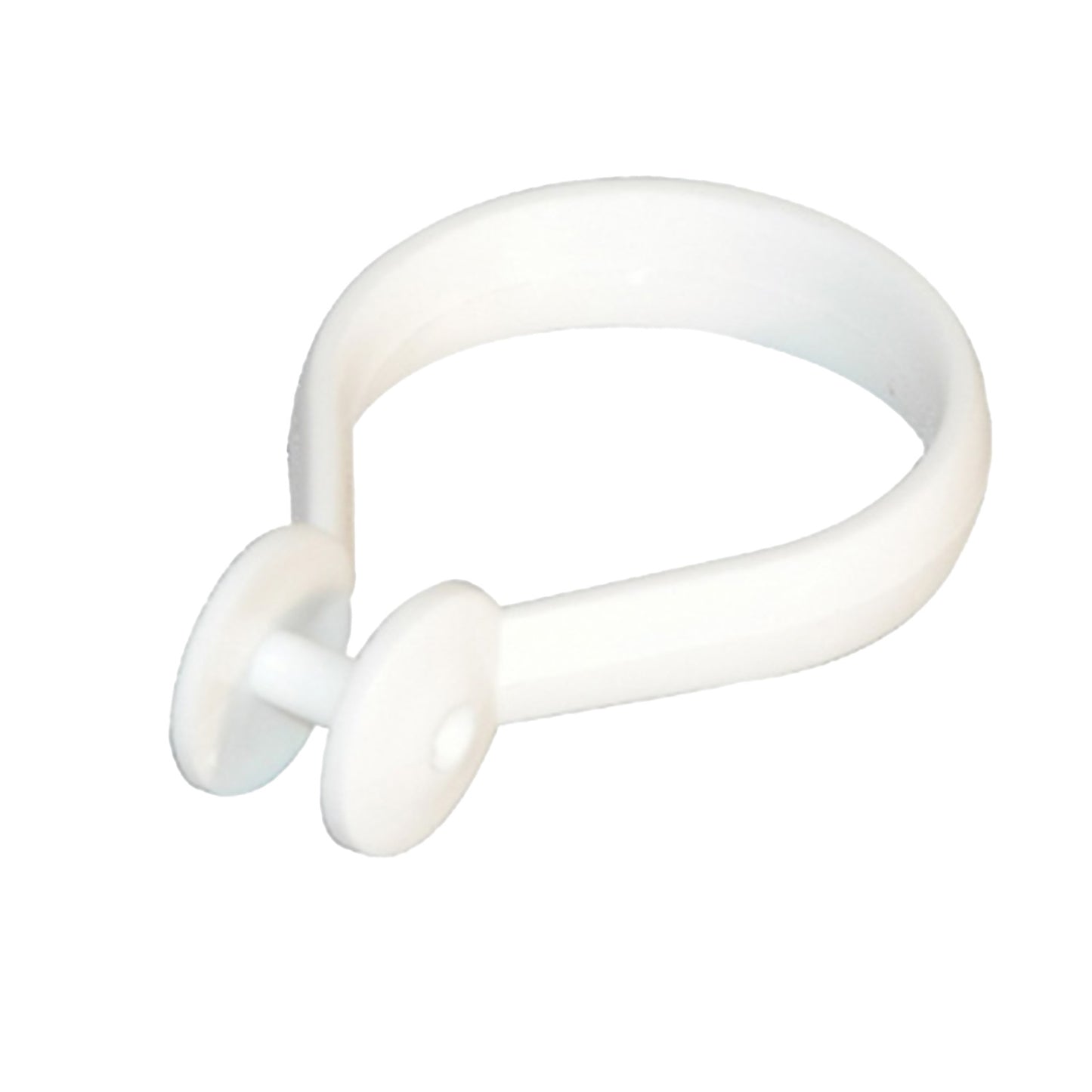 White Shower Curtain Rings