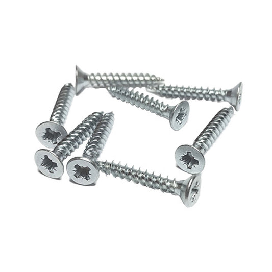 Cross Recessed Countersunk Twinthread Woodscrews Zinc Plated