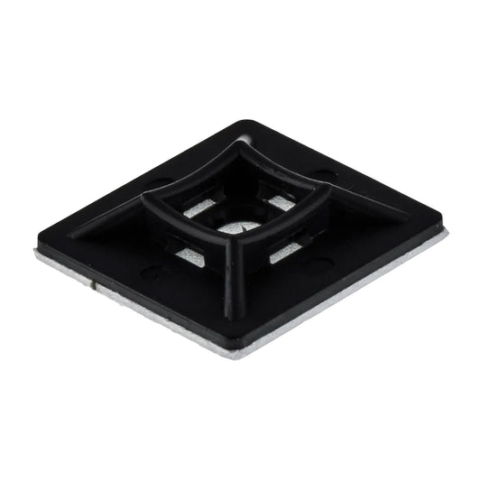 Self Adhesive Black Cable Ties Base