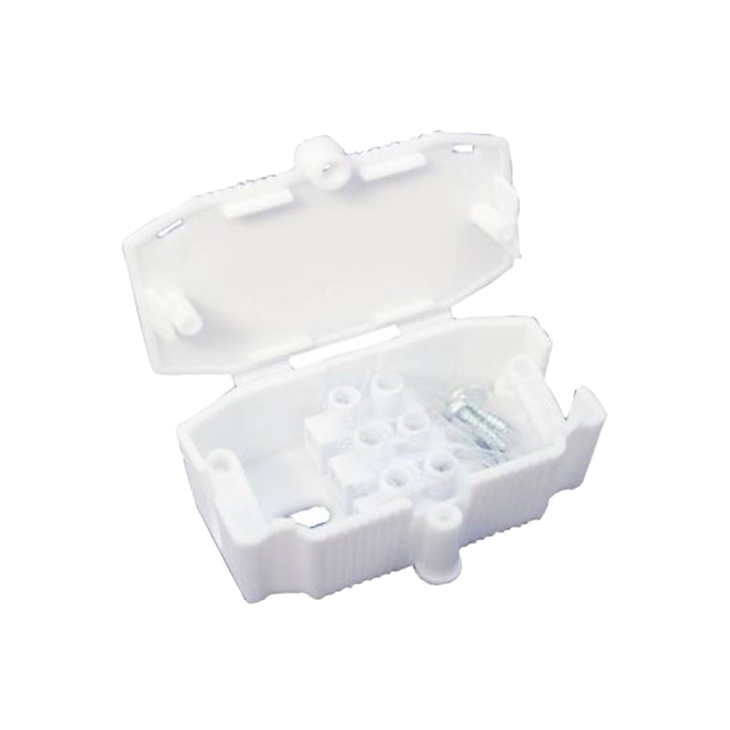 White 3 Pole Connector Box