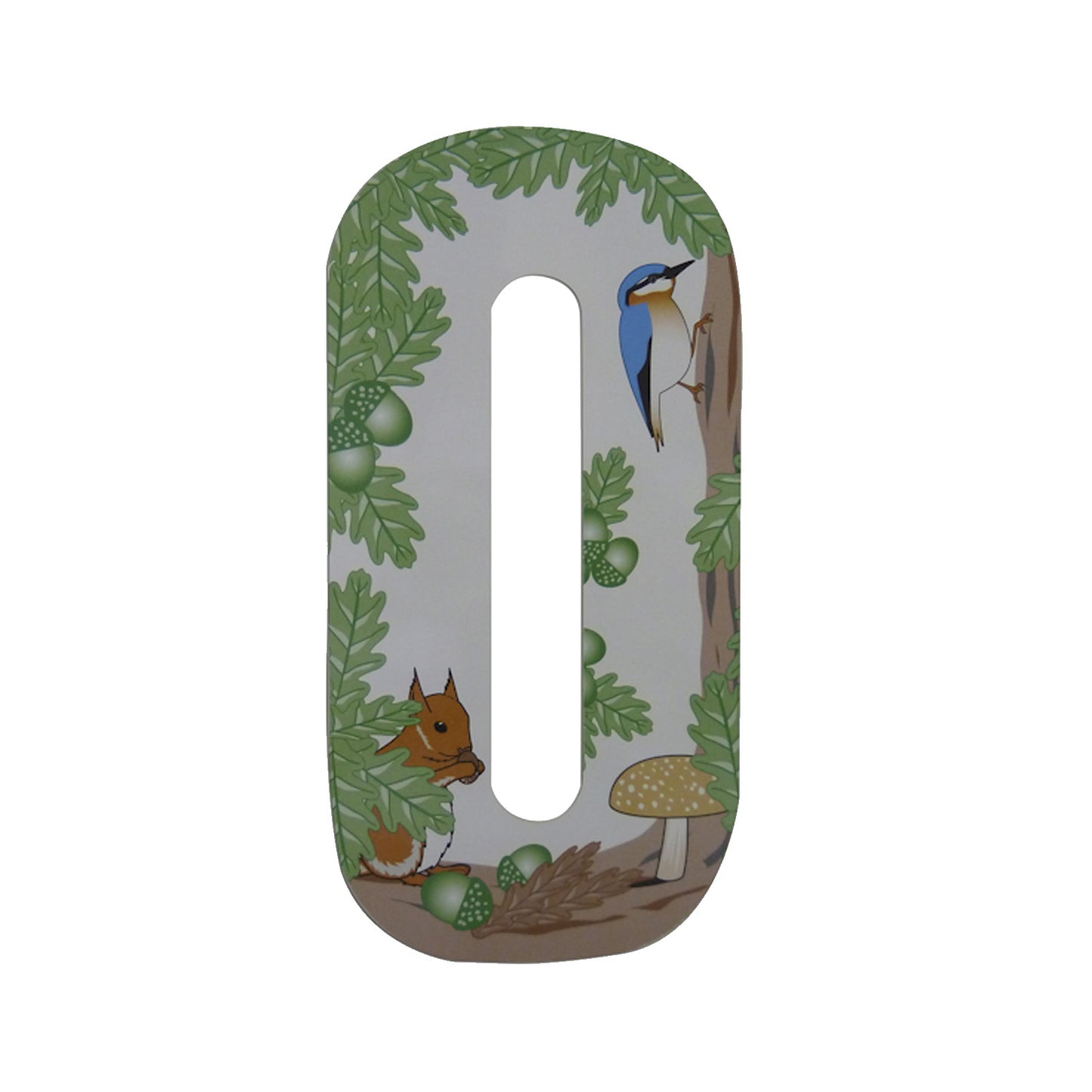 Squirrel Wheelie Bin Numbers 170mm