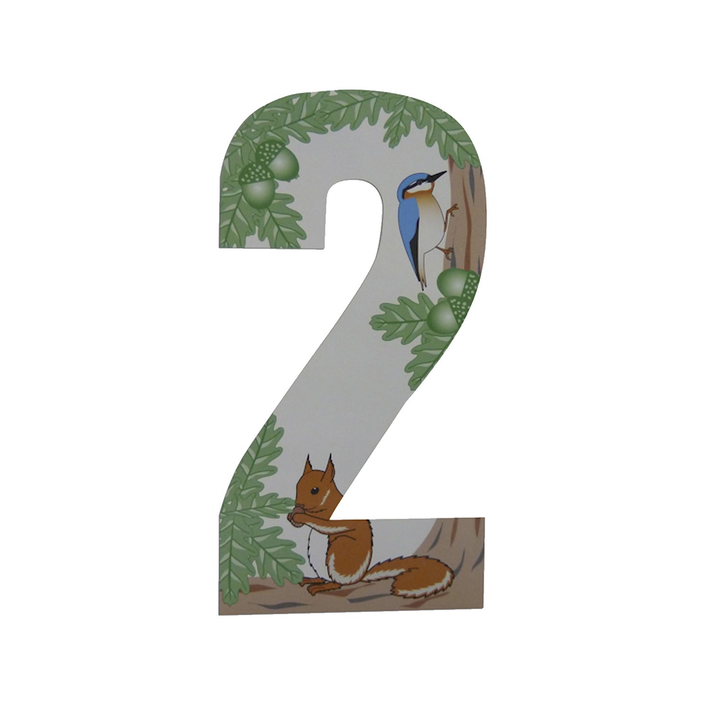 Squirrel Wheelie Bin Numbers 170mm