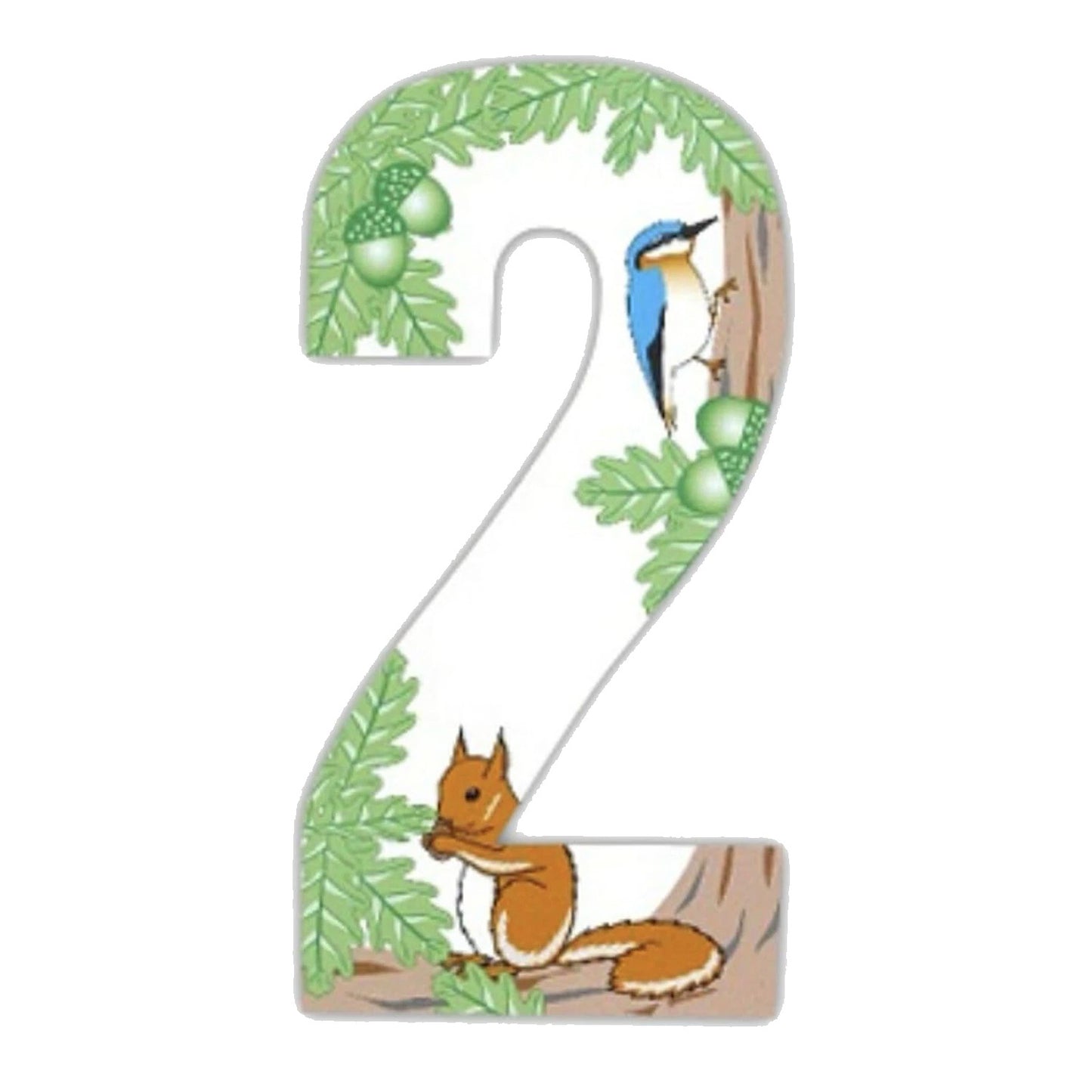 Squirrel Wheelie Bin Numbers 170mm