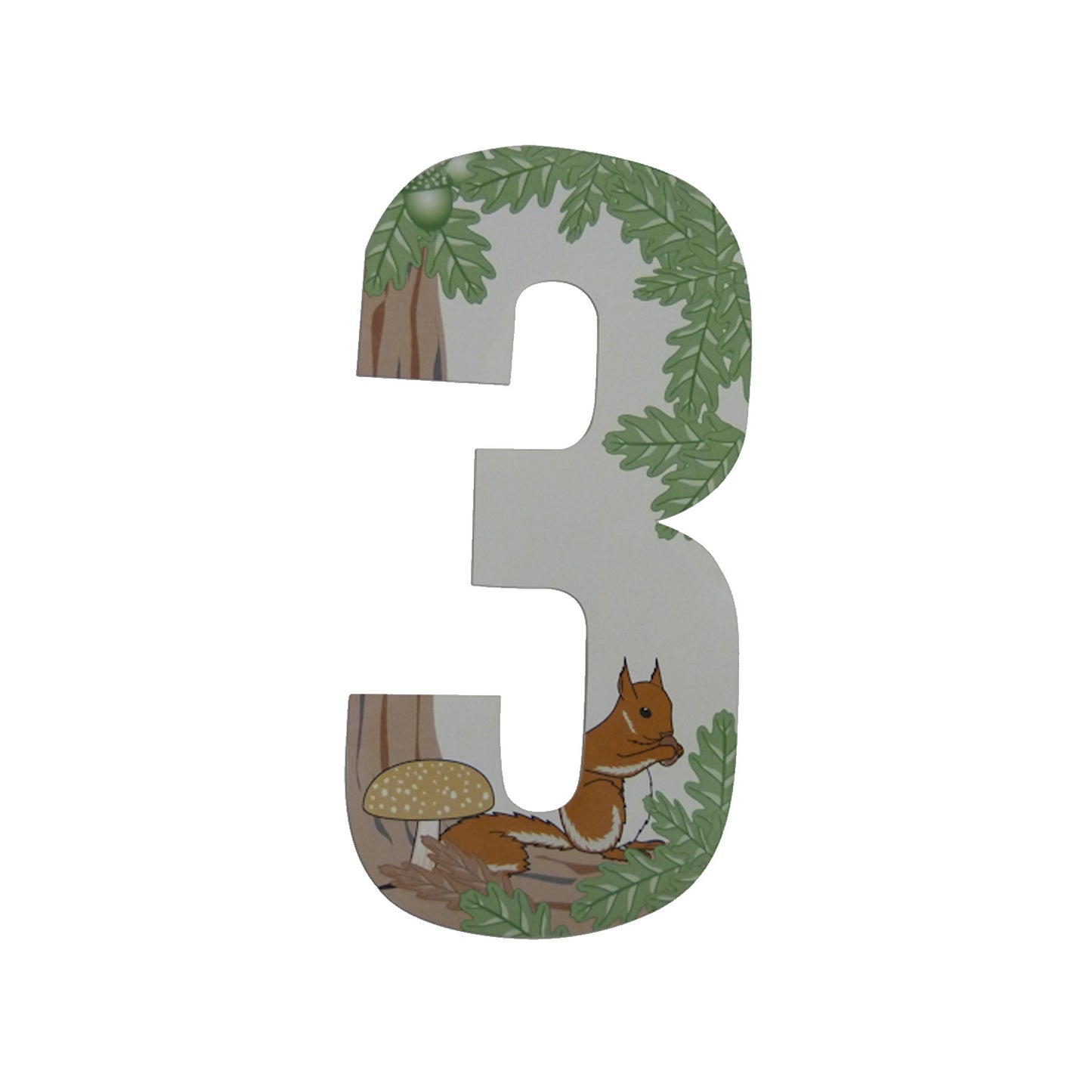 Squirrel Wheelie Bin Numbers 170mm