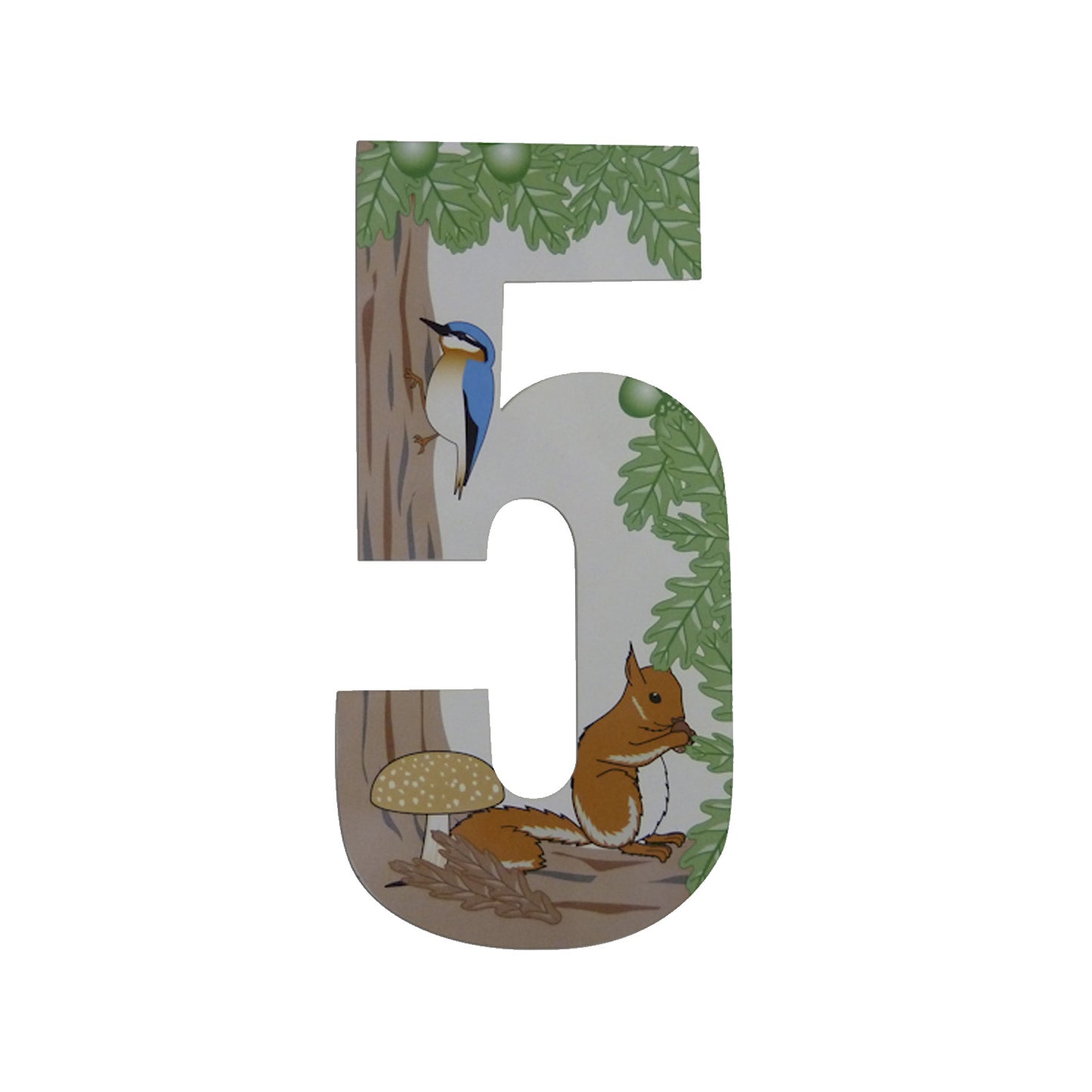 Squirrel Wheelie Bin Numbers 170mm