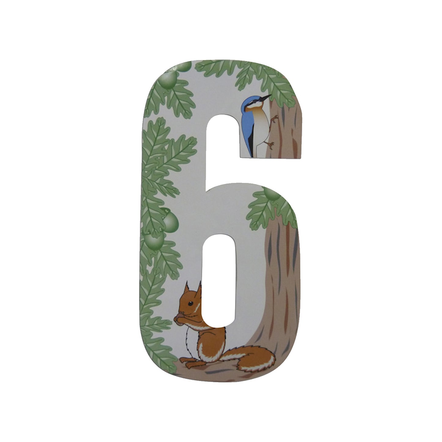Squirrel Wheelie Bin Numbers 170mm