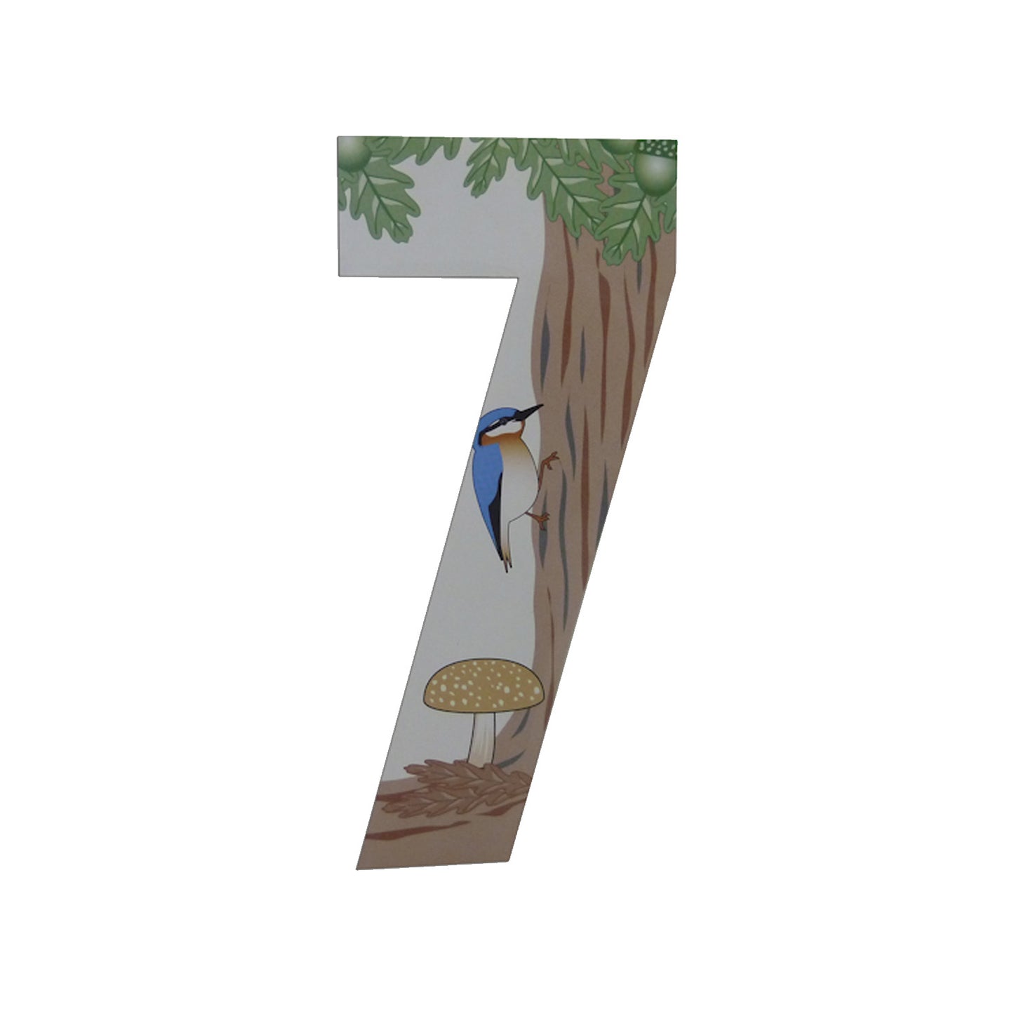 Squirrel Wheelie Bin Numbers 170mm