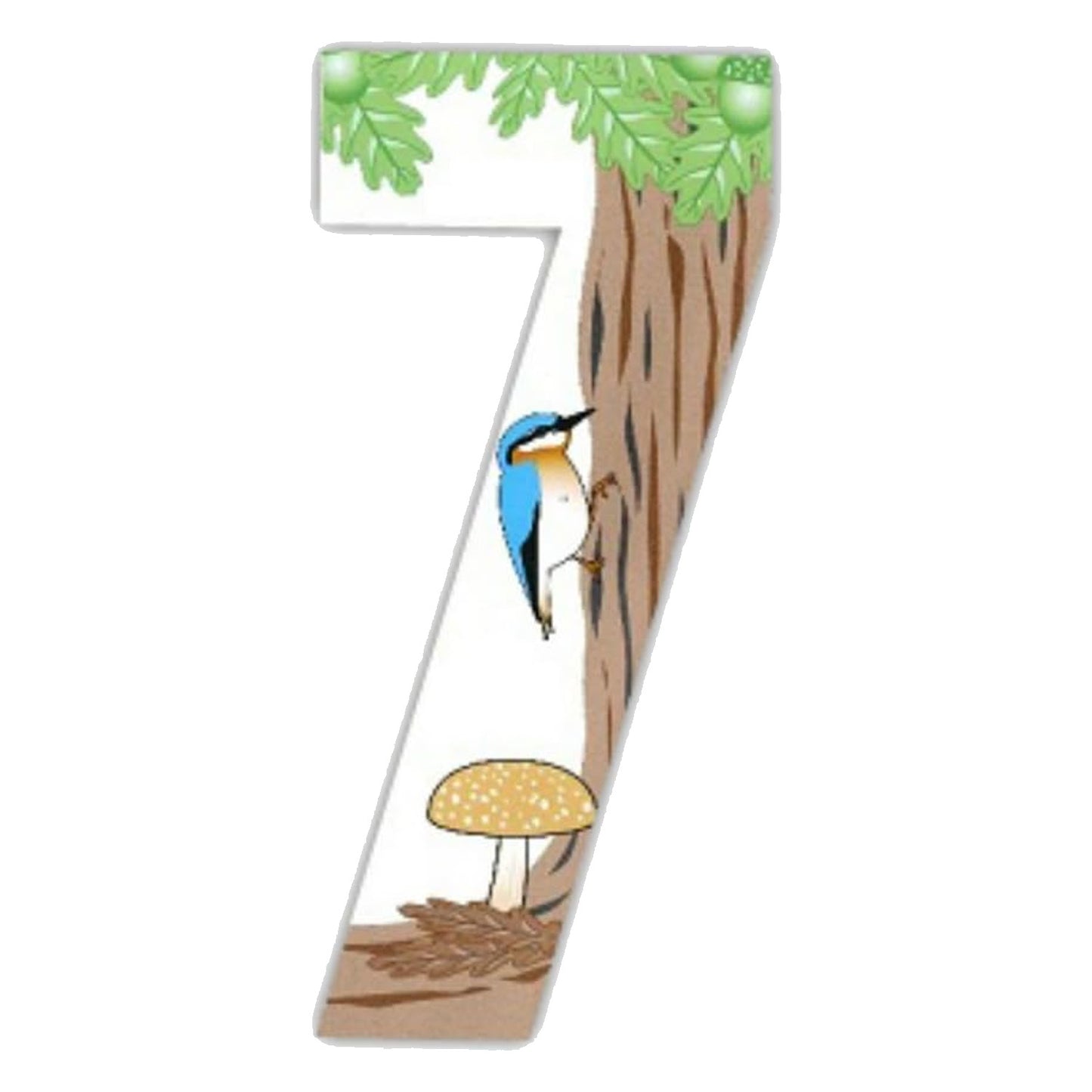 Squirrel Wheelie Bin Numbers 170mm