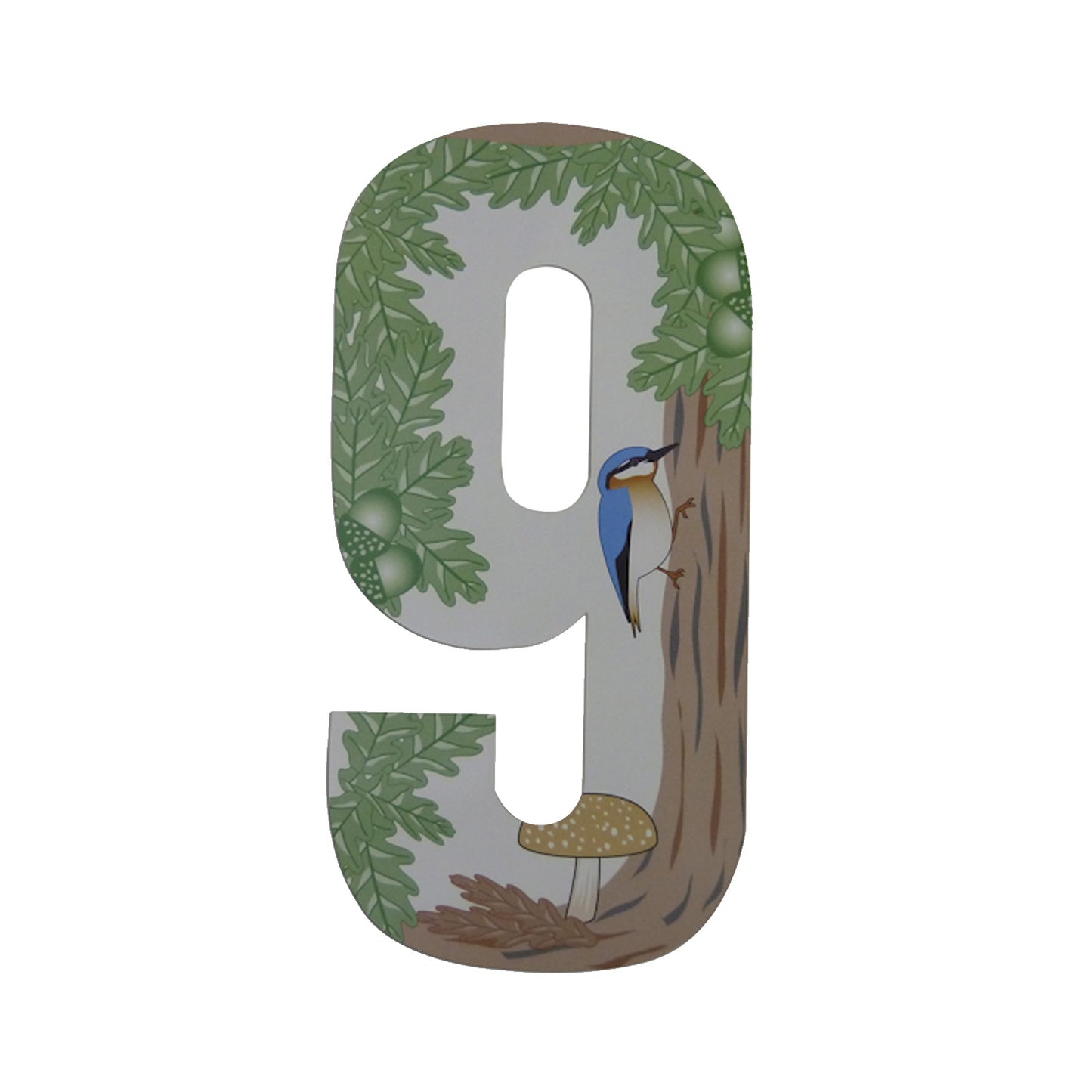 Squirrel Wheelie Bin Numbers 170mm