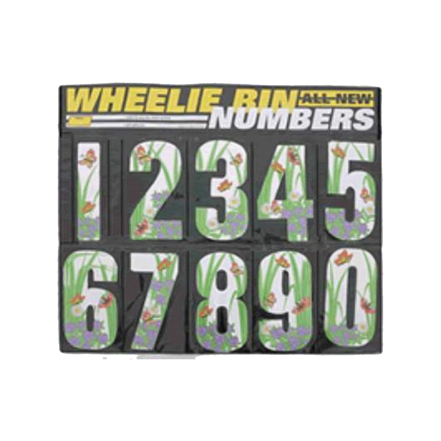 Butterfly Wheelie Bin Numbers 170mm