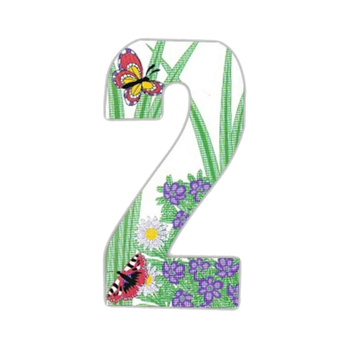 Butterfly Wheelie Bin Numbers 170mm