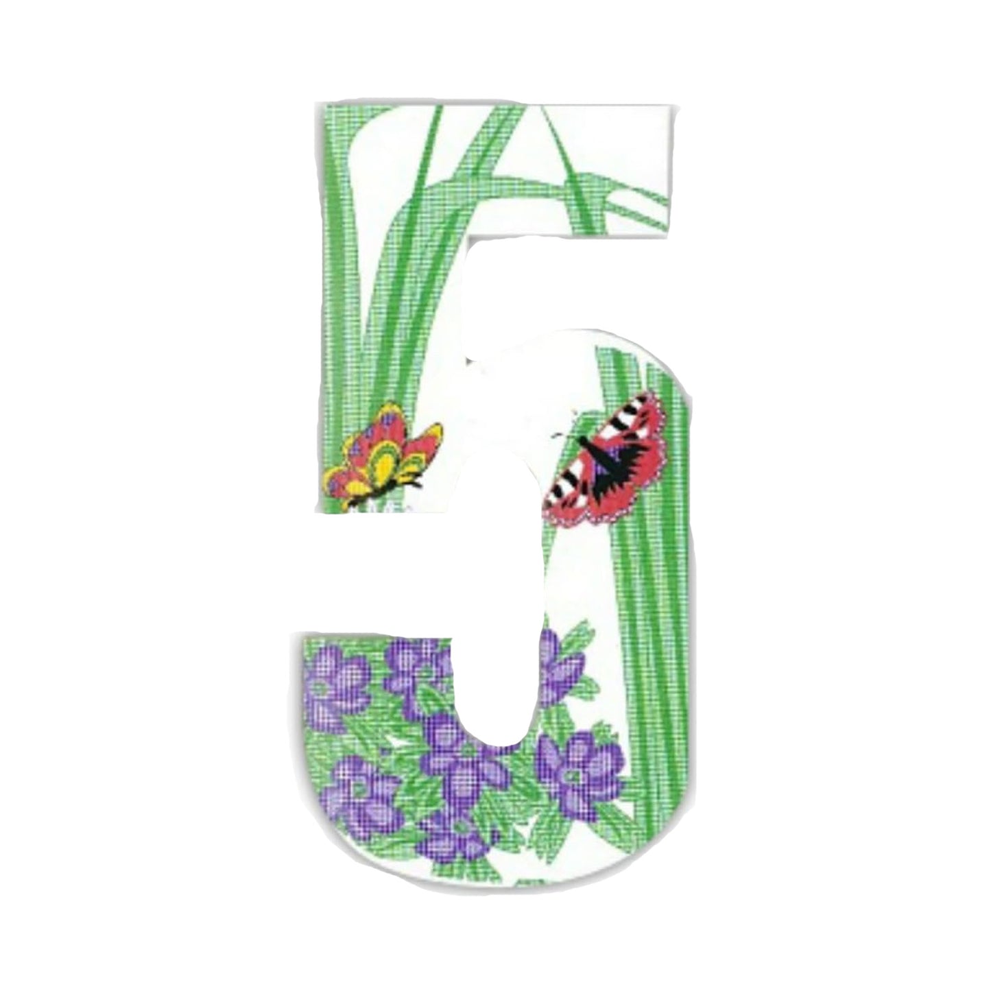 Butterfly Wheelie Bin Numbers 170mm