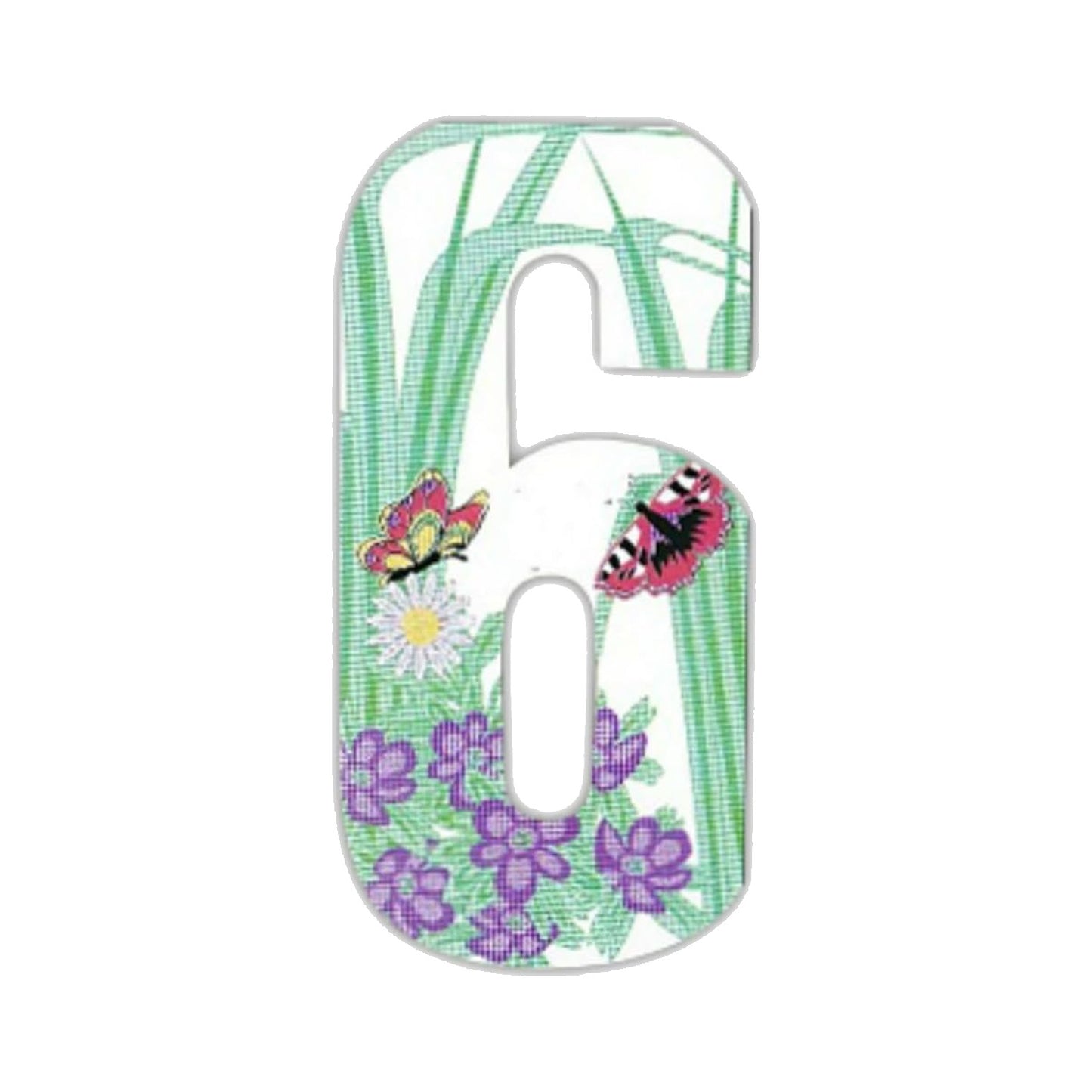 Butterfly Wheelie Bin Numbers 170mm
