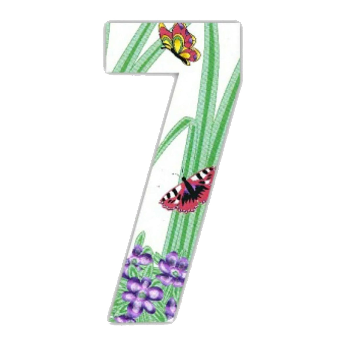 Butterfly Wheelie Bin Numbers 170mm