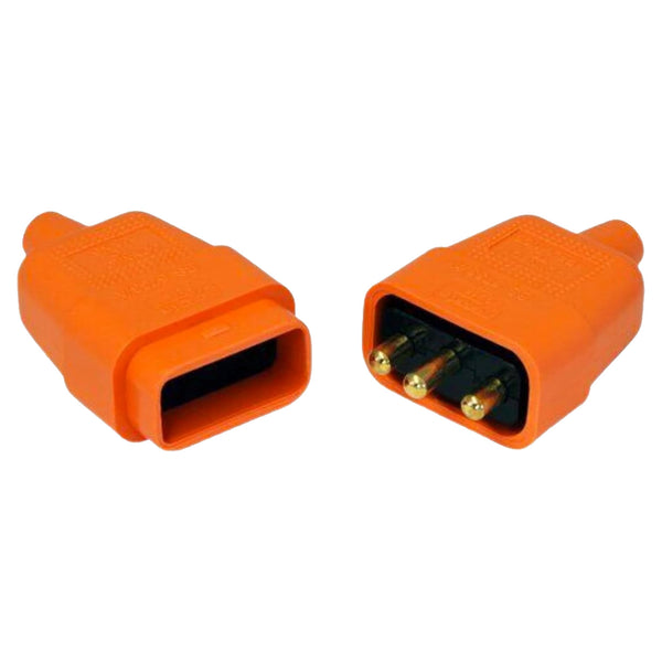 10amp 3 Pin Orange Flex Connector