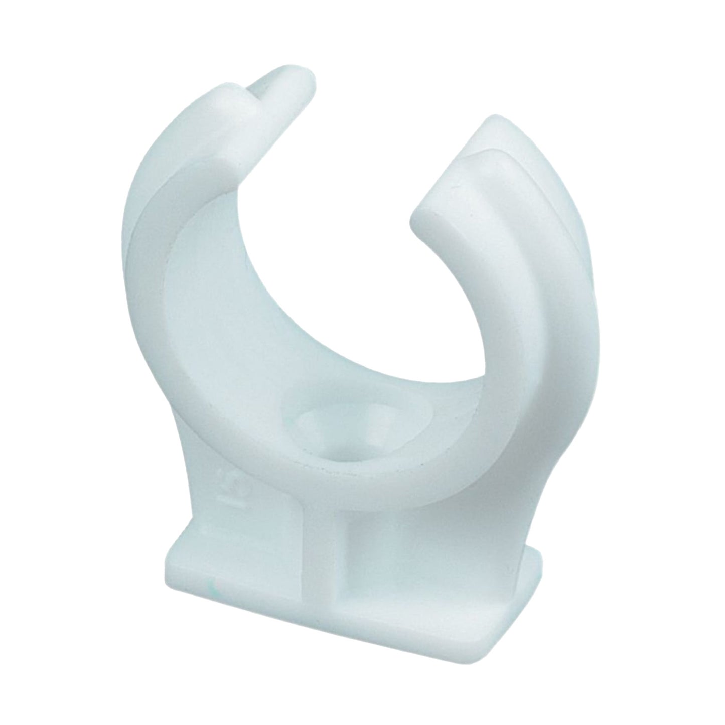 White Push In Pipe Clips