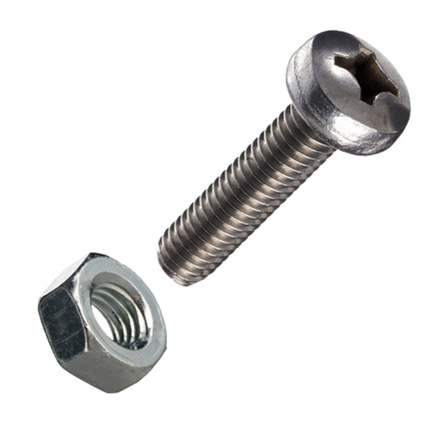 Pan Head Machine Screw Zinc Plated