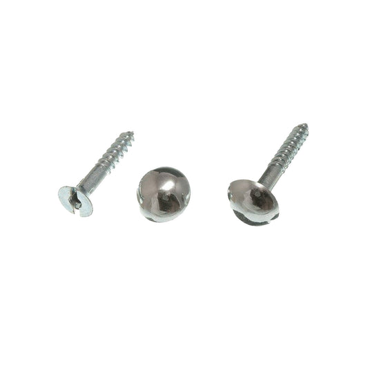 Mirror Screws c/w Chrome Dome/Disc Head