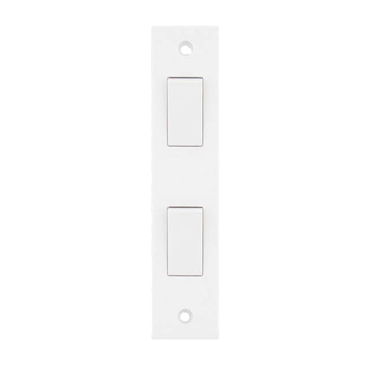 2 Gang 2 Way Architrave Switch