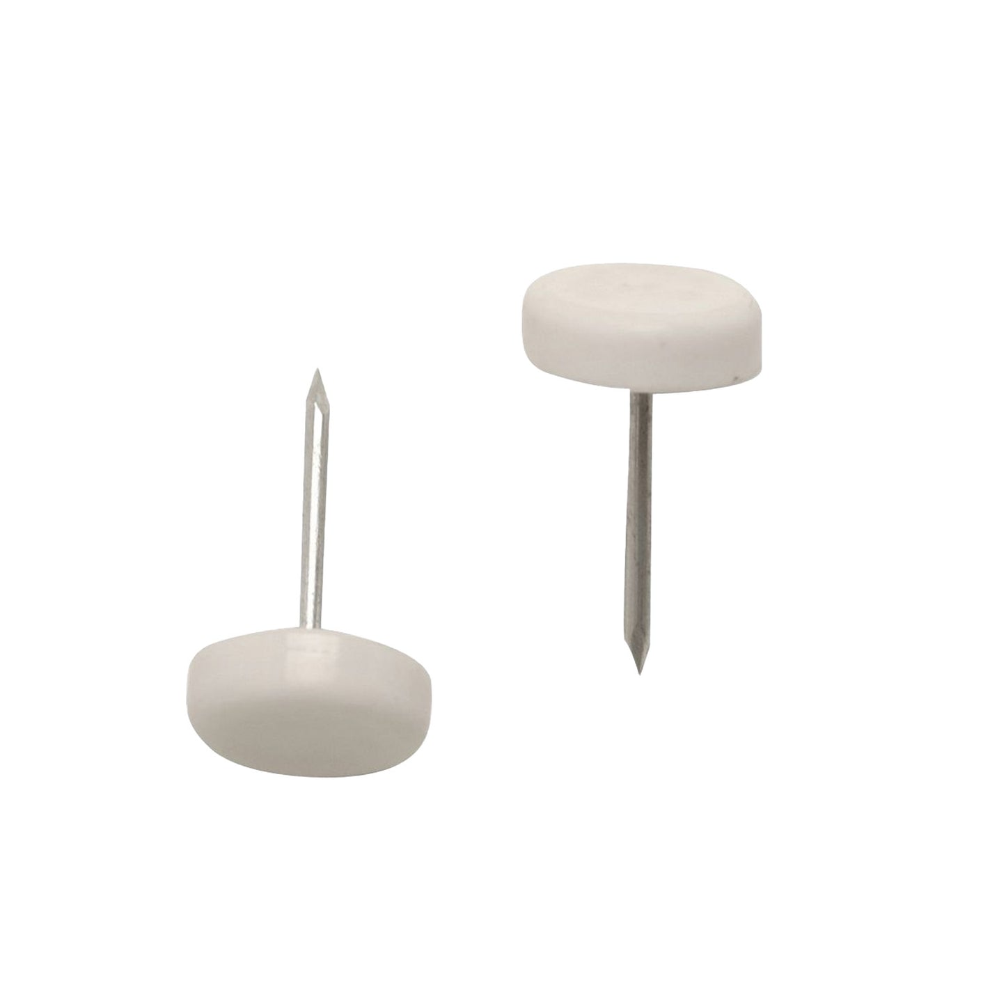 Nail In Furniture Glides White