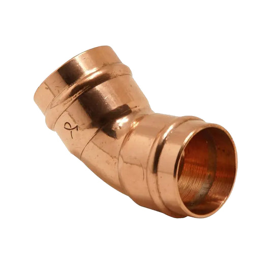Solder Ring 45 Degree Obtuse Elbows