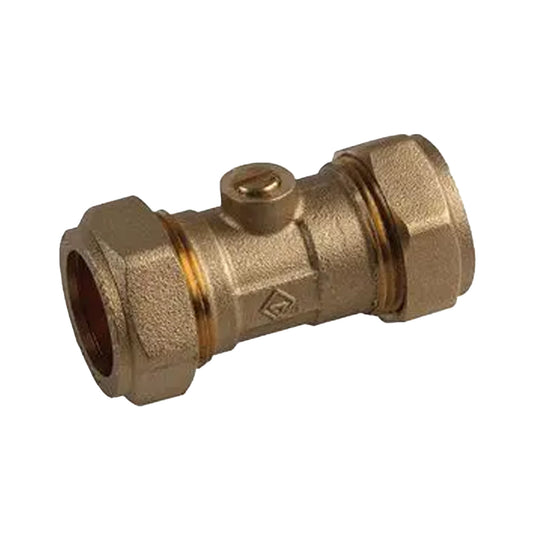Compression Fitting Isolating Valve