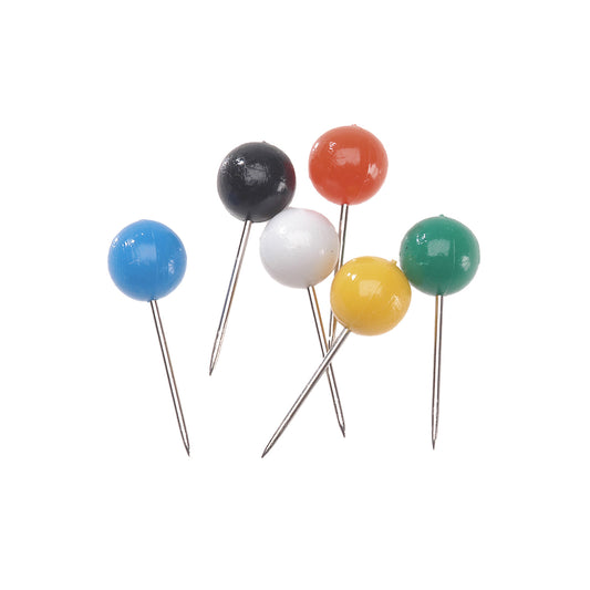 Map/Memo Board Pins (Multicoloured)