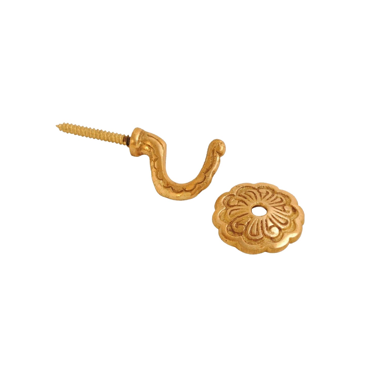 Curtain Tie Back Hooks Brass