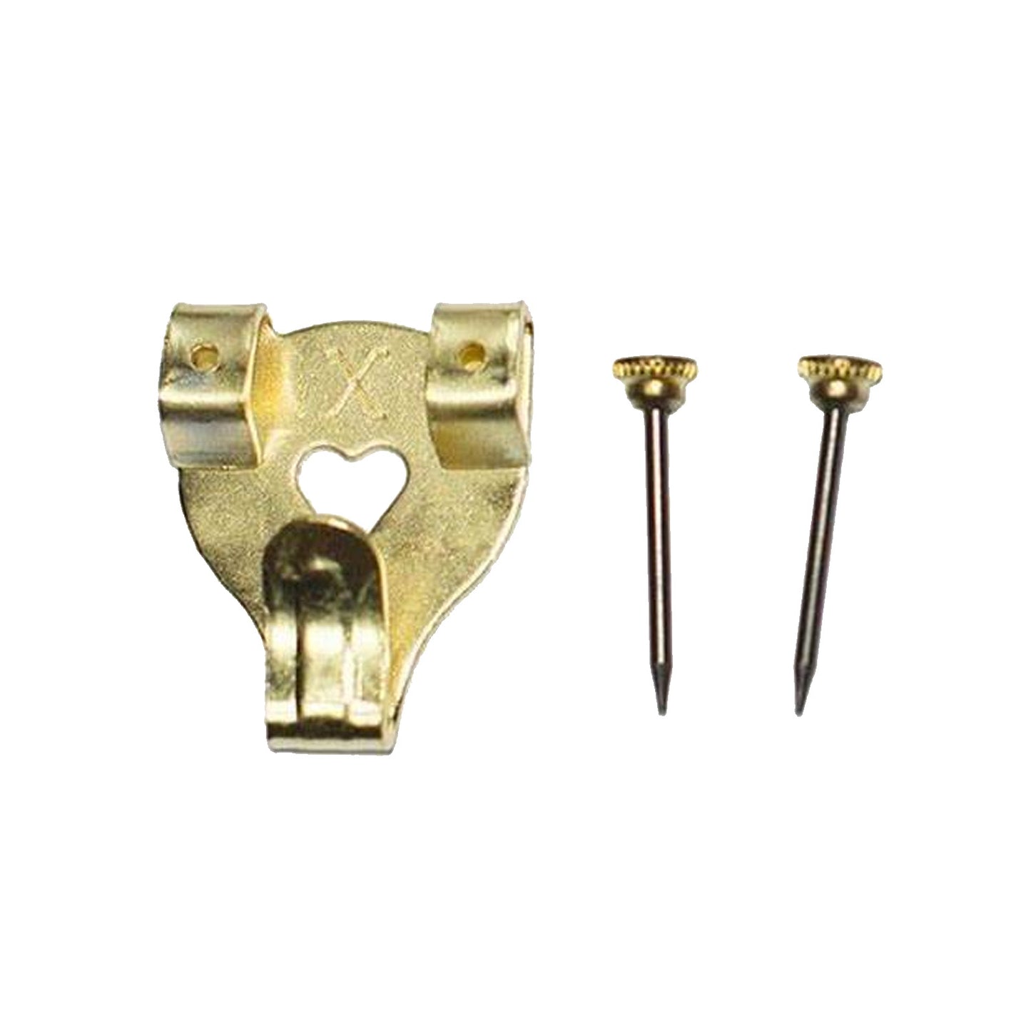 No. 3 Brassed Picture Hooks