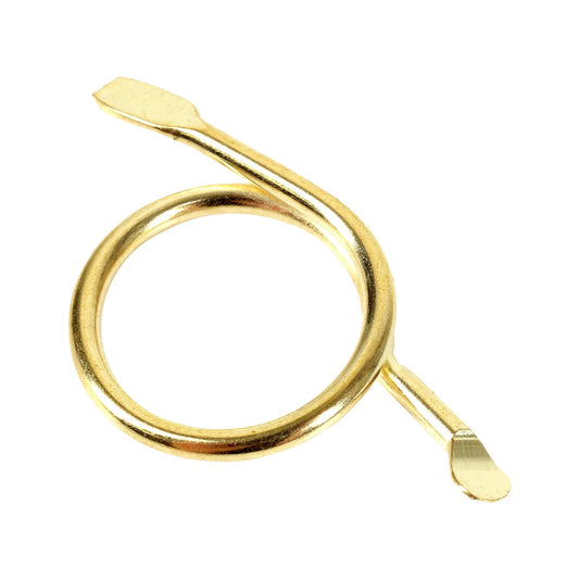 Split Brassed Curtain Rings