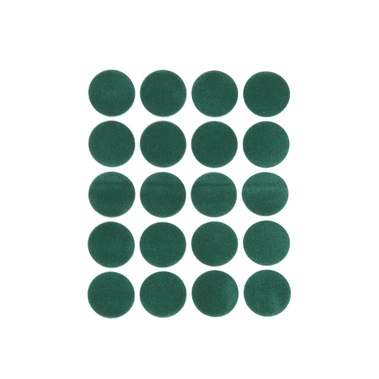 19mm Green Self Adhesive Felt Pads