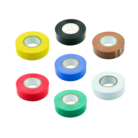 Insulation Tape Assorted Colours (19mm x 4.5m)