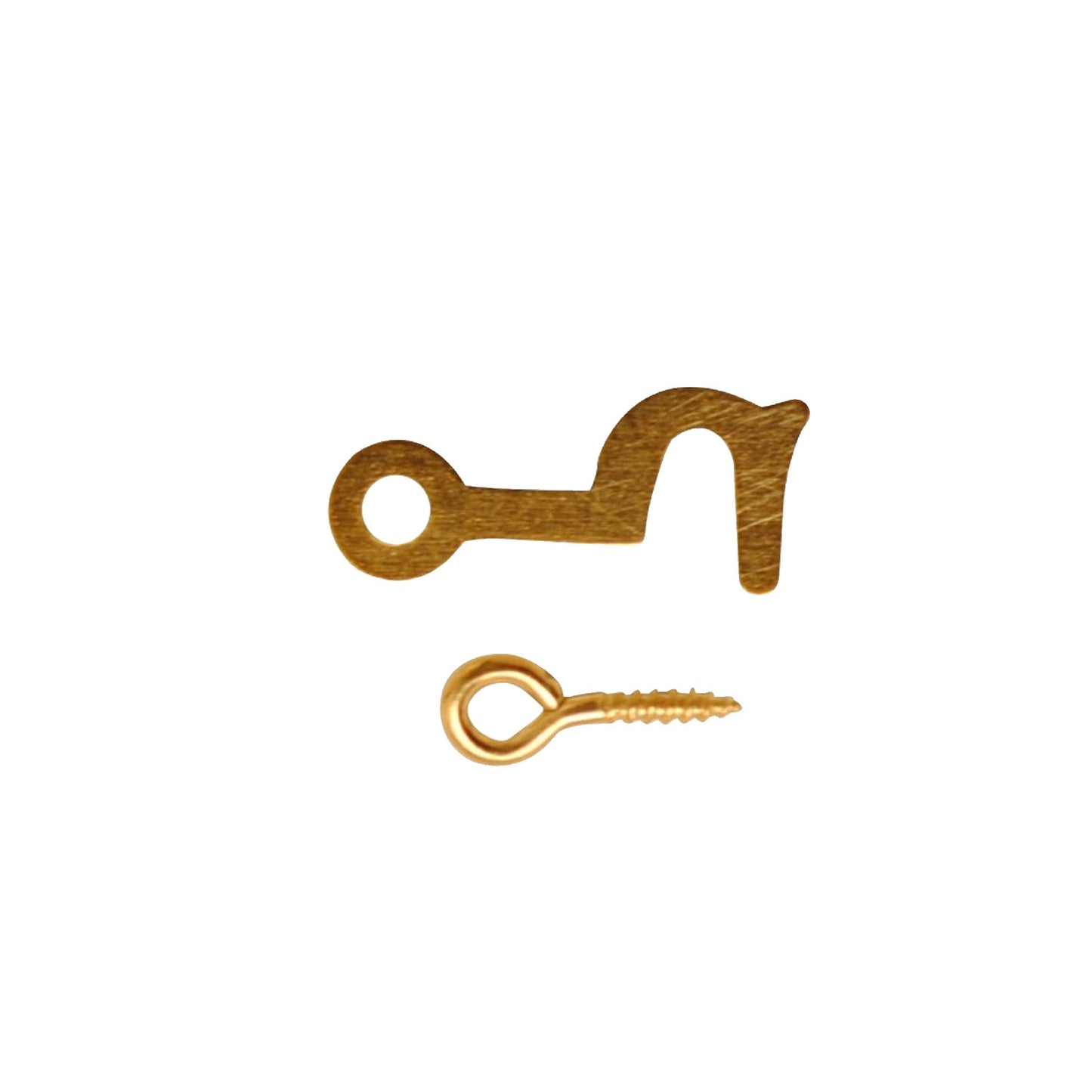 Side Hooks & Eyes Brassed