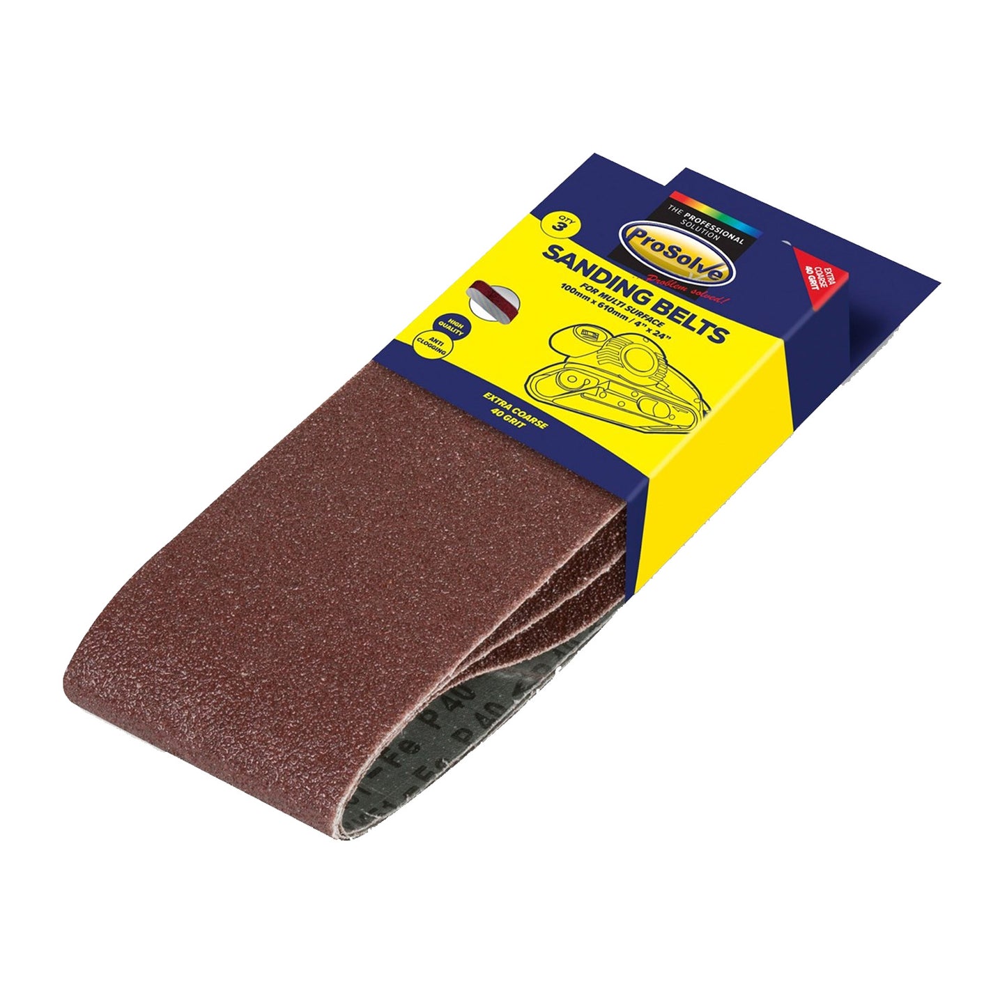 Sanding Belts 100x610mm (3pk)