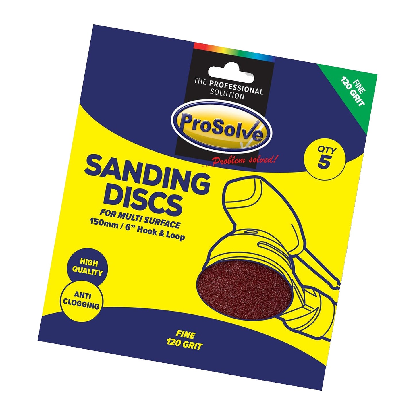 6" Sanding Disc Hook & Loop (5pk)