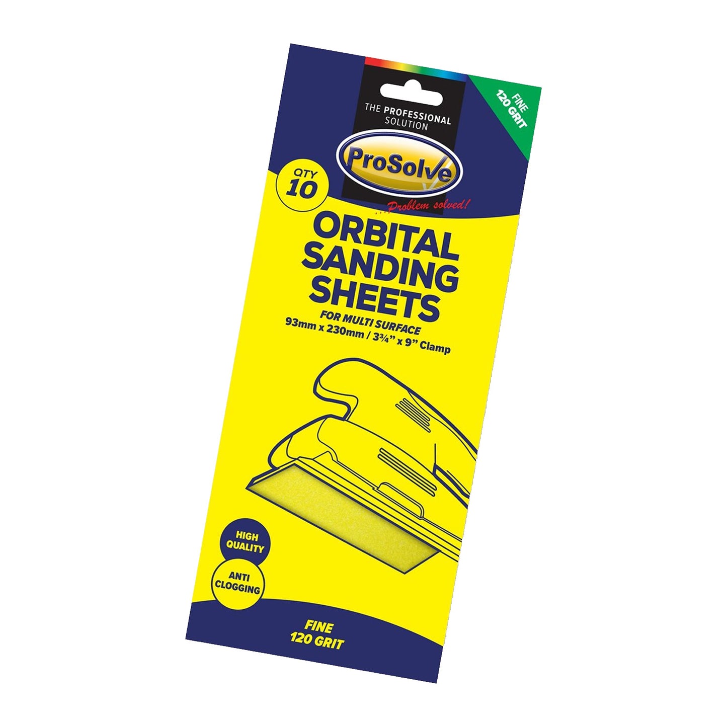 Orbital Sanding Sheets Clamp Type (10pk)