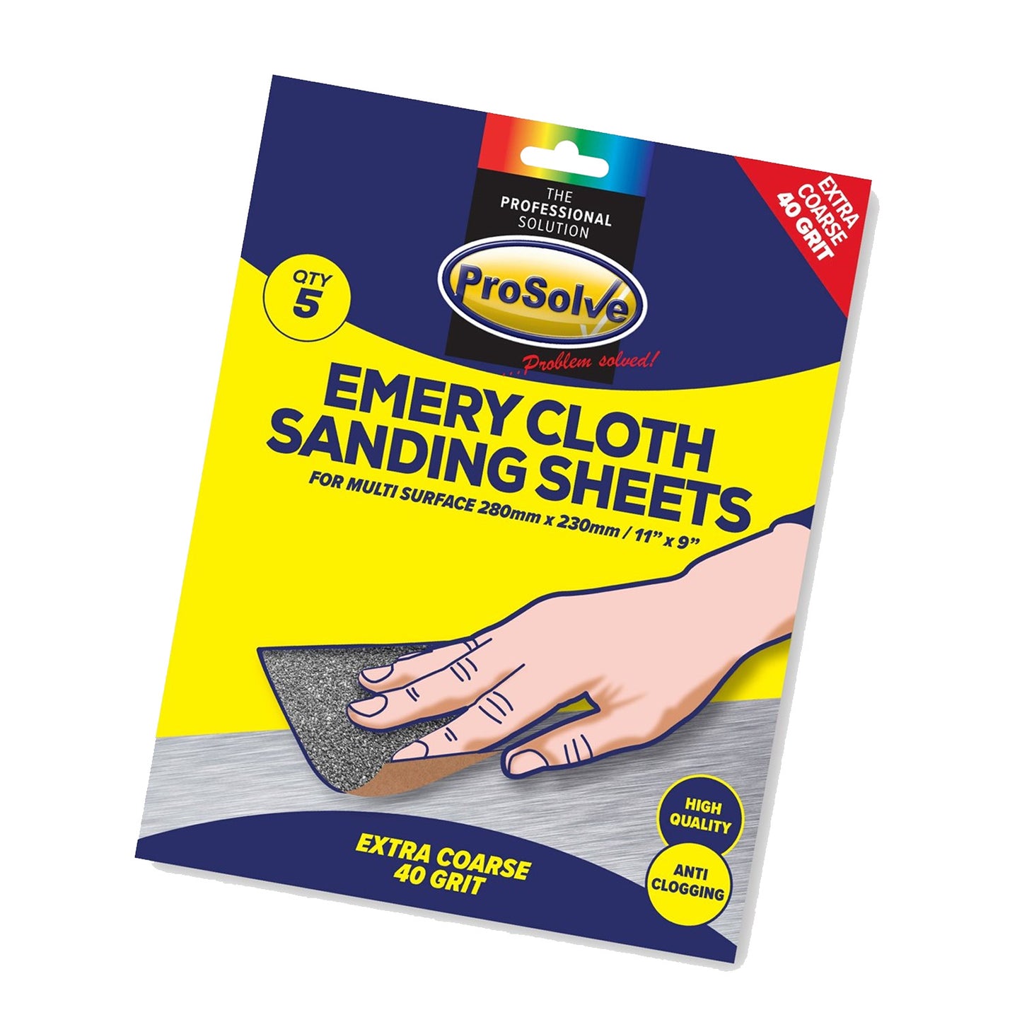 Emery Sanding Cloth Sheets 9x11"