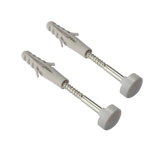 Toilet Pan Fixings with Cover Caps
