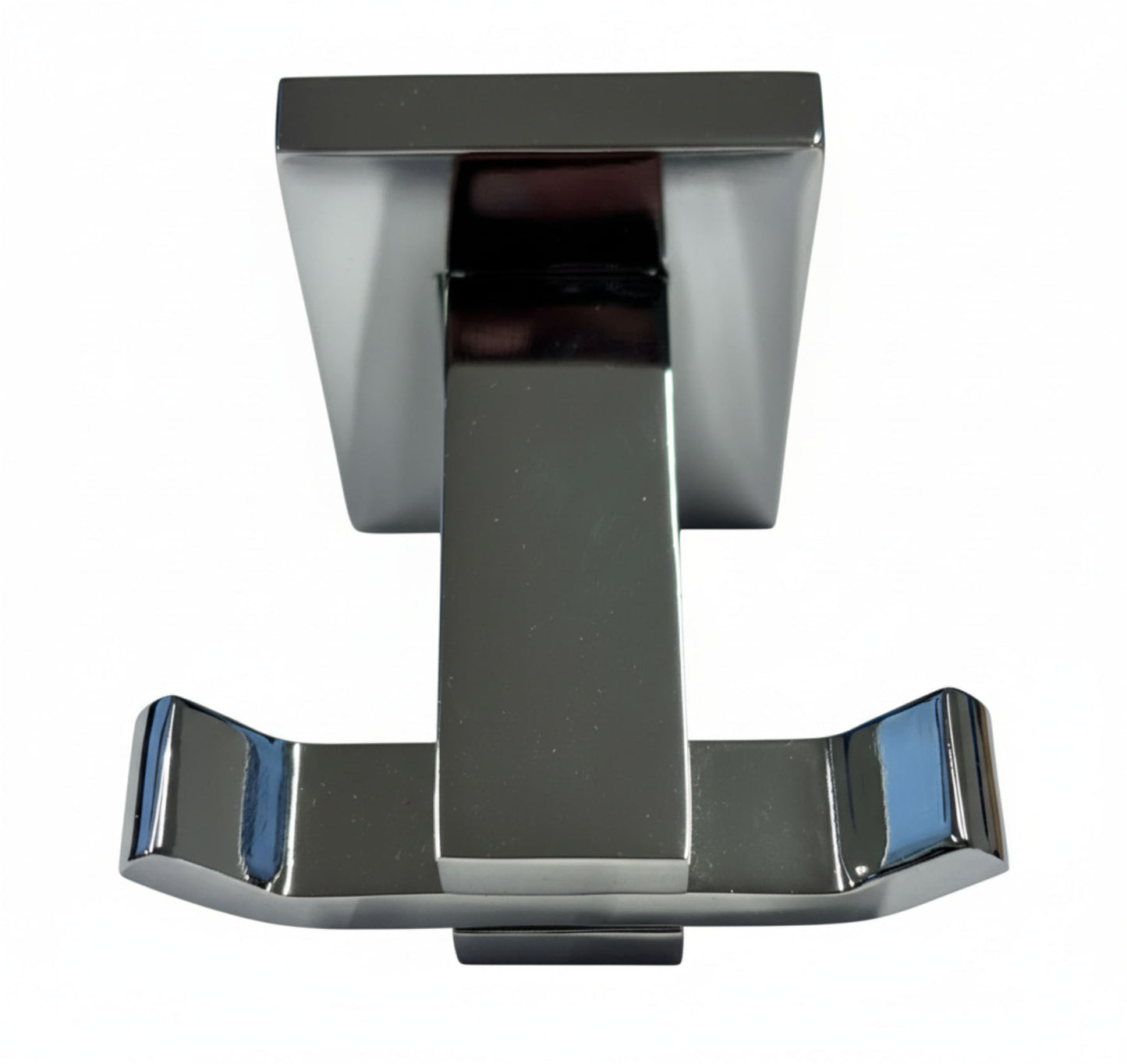 Square Based Double Robe Hook Chrome (Chunky Heavy Duty)
