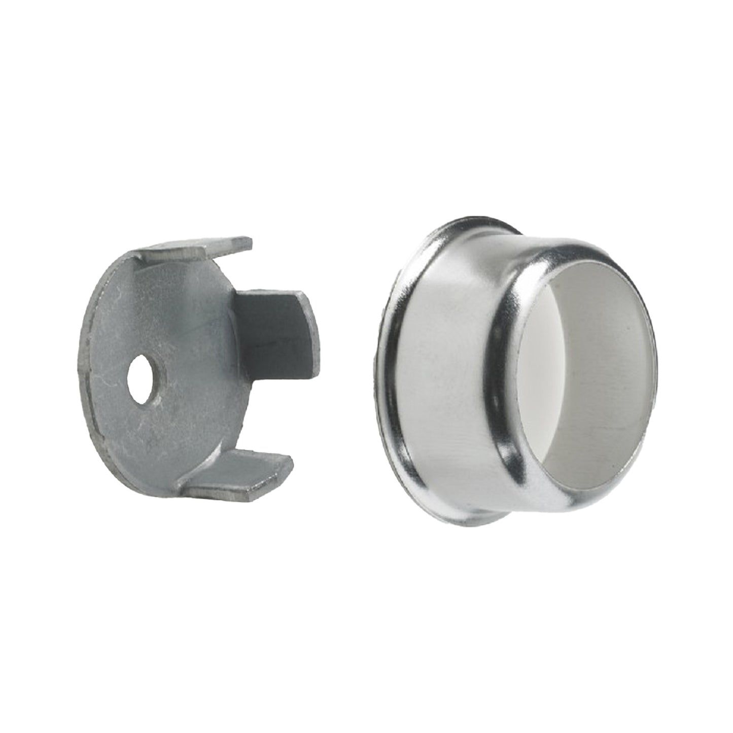 Chrome Invisifix Rail End Sockets