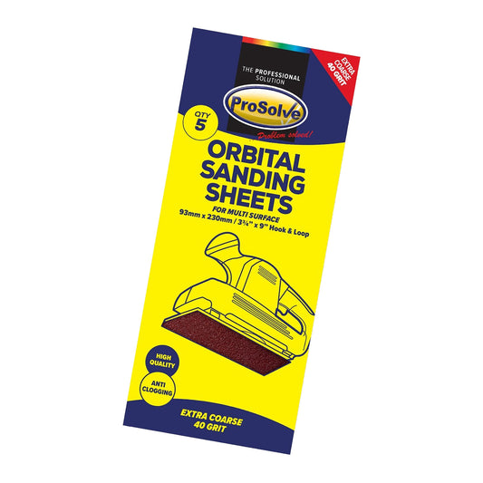 Sanding Sheet Hook & Loop 93x230mm (5pk)