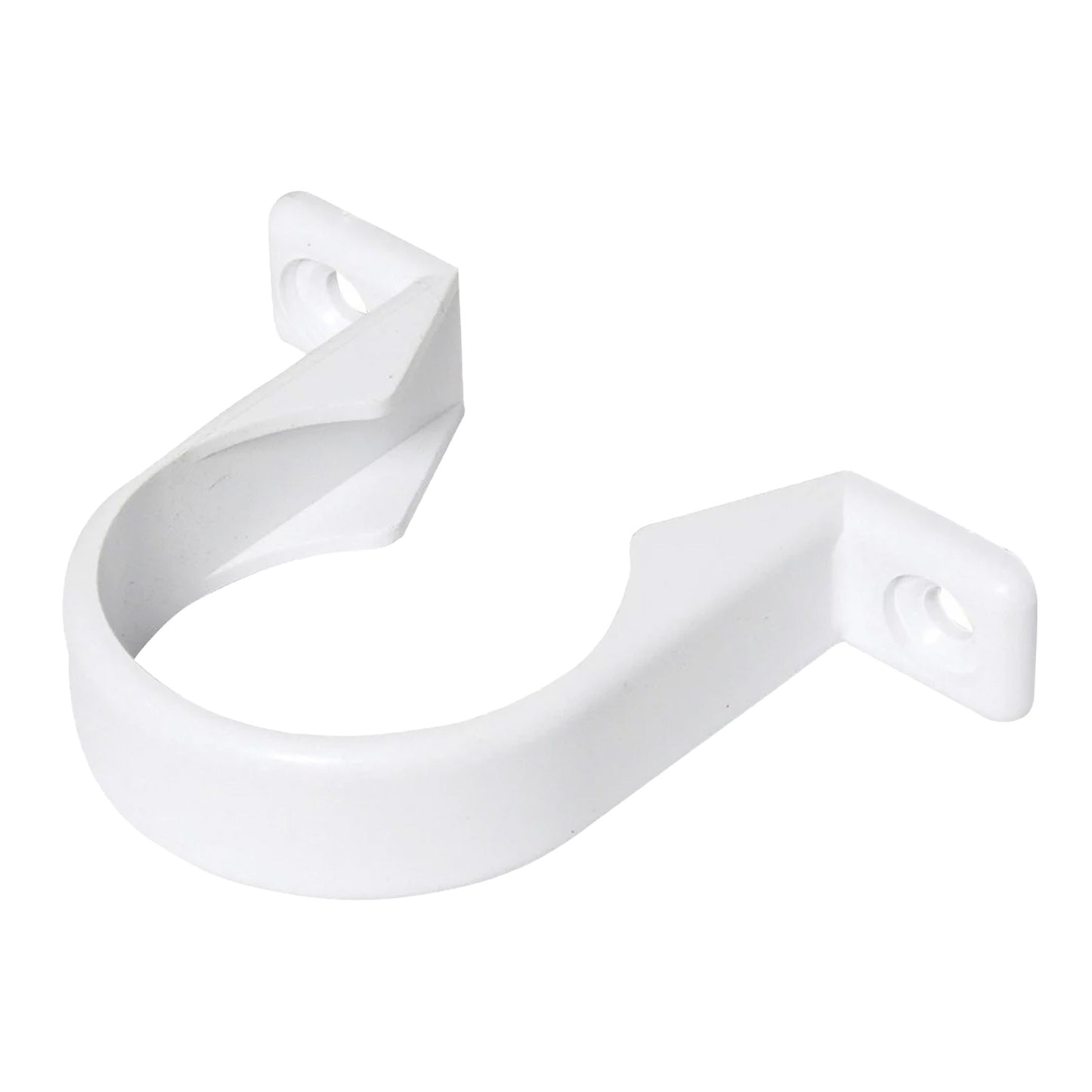 White Pipe Clips for Waste Pipe