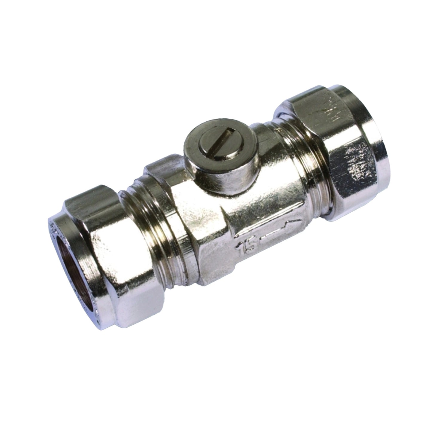 15mm Chrome Isolating Valve