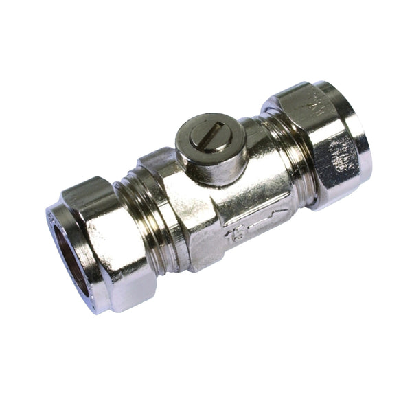 15mm Chrome Isolating Valves
